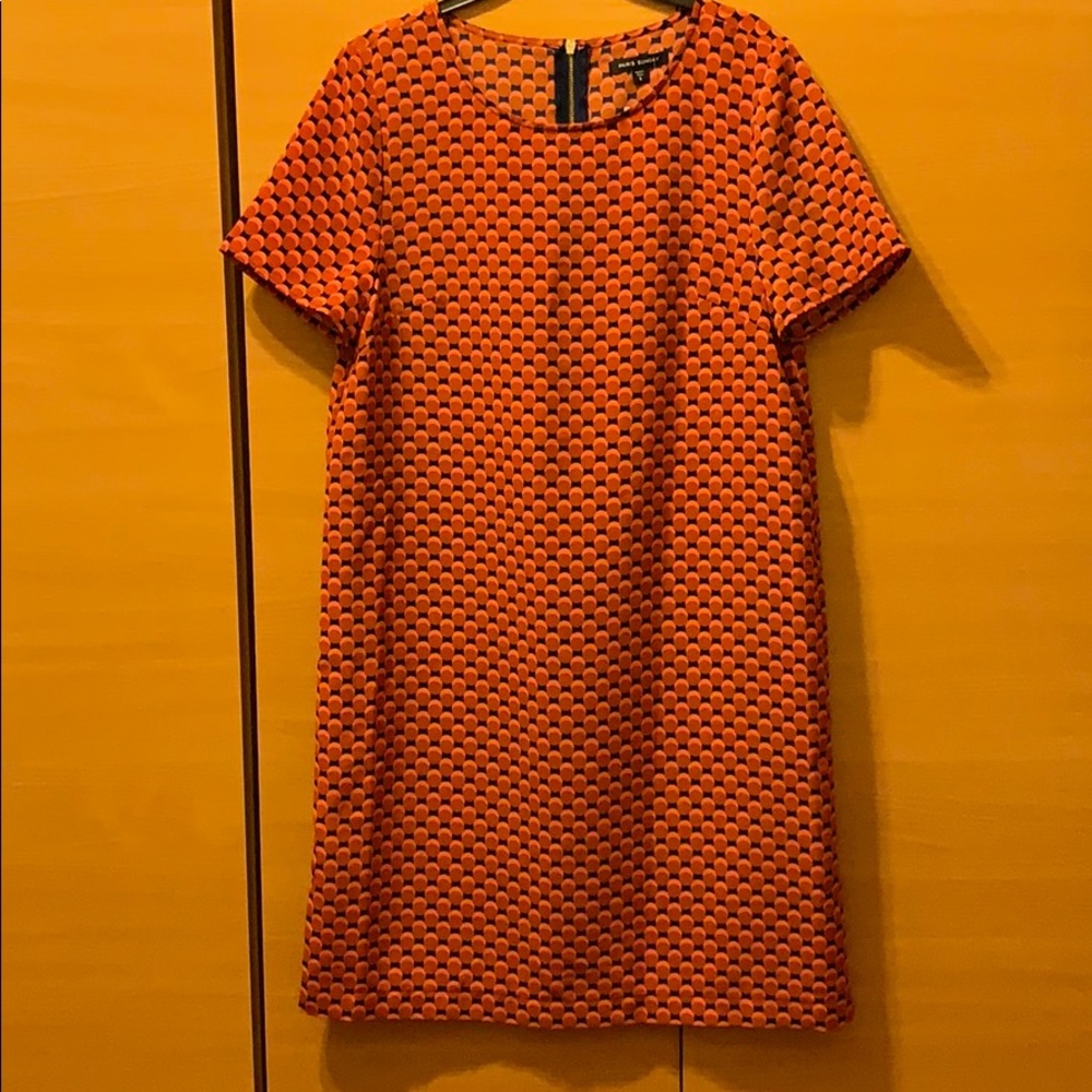 Print shift dress